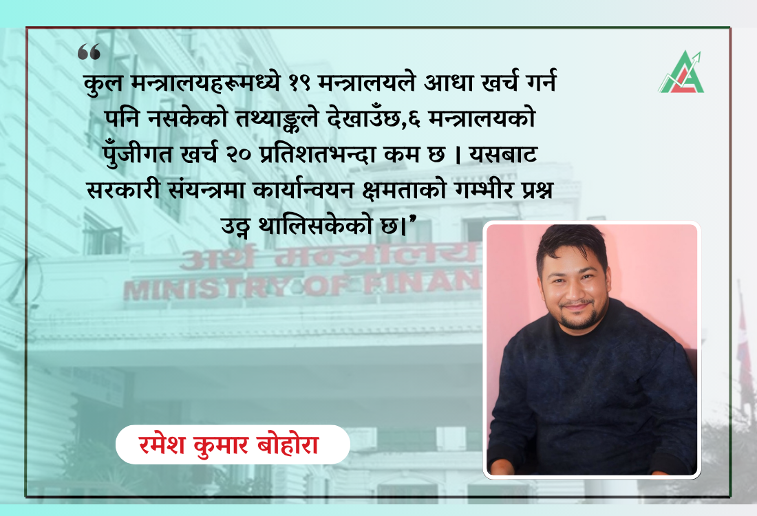 बजेट कार्यान्वयनमा समस्याः सरकार असक्षम कि योजना विहीन ?